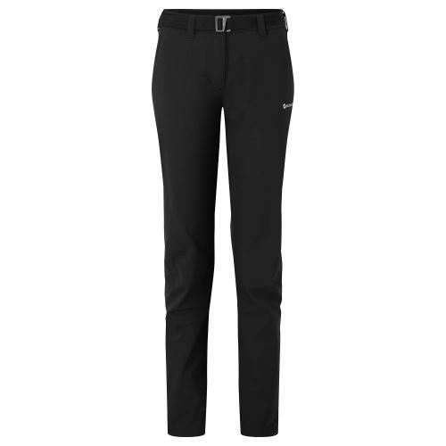 Montane FEM TERRA STRETCH LITE PANTS SHORT LEG-BLACK-UK14/L dámské kalhoty černé