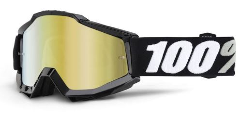 Sjezdové brýle 100% ACCURI Goggle Tornado - Mirror Gold Lens