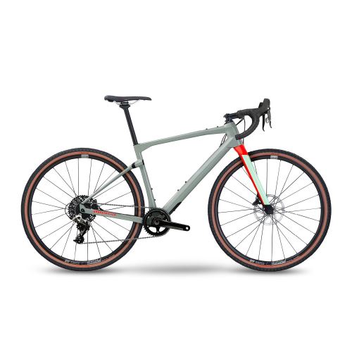 Testovací kolo - BMC - UnReStricted ONE Speckle Grey/Neon Red