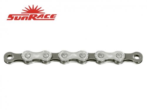 Řetěz SunRace CN10A stříbrno-šedý, 10 rychlostí, 116 článků