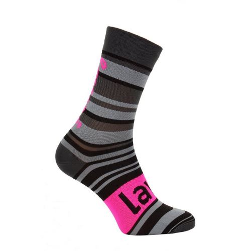Ponožky Lawi Rava dlouhé, flou-pink-grey