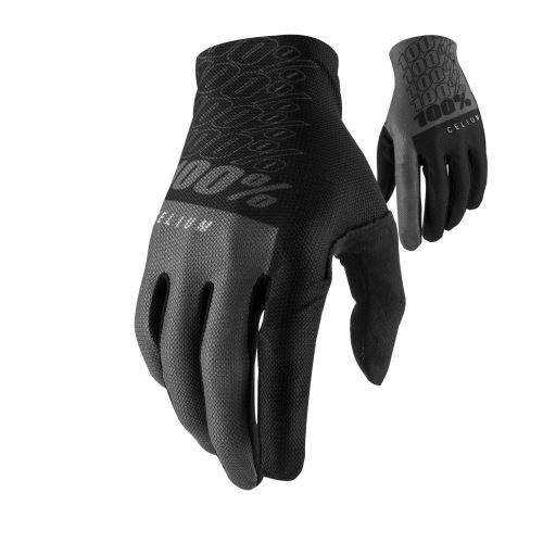 Celoprstové rukavice 100% CELIUM Gloves Black/Grey - různé velikosti