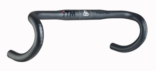 Silniční řídítka ITM Triango, 31.8/440mm, carbon, černá