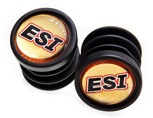 Koncovky řidítek - špunty - ESI Bar plugs Černá / Black