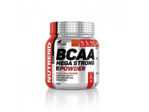 Nutrend BCAA Mega Strong Powder 300g pomarańczowy