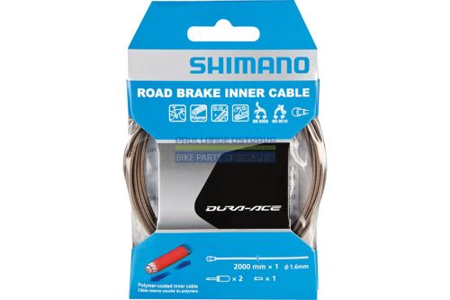 Lanko brzdové Shimano, silniční, polymer, 2m/1,6mm