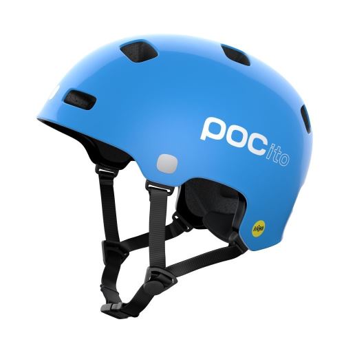 Kask dziecięcy POCito Crane MIPS Fluorescent Blue MLG