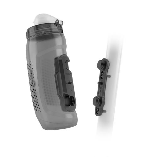 FIDLOCK - set láhve s držákem BOTTLE TWIST 590 ml Transparent Black