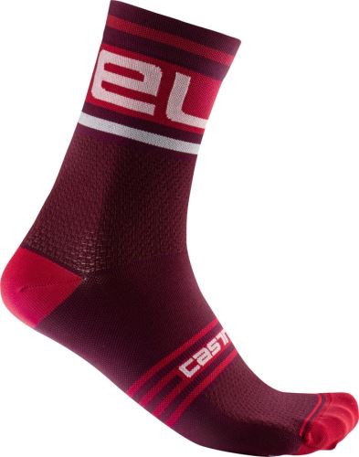 Ponožky CASTELLI Prologo 15 červená různé velikosti
