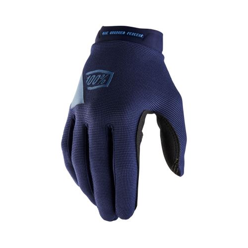 Rękawiczki z pełnymi palcami 100% RIDECAMP Rękawiczki Granatowe/Slate Blue - różne rozmiary