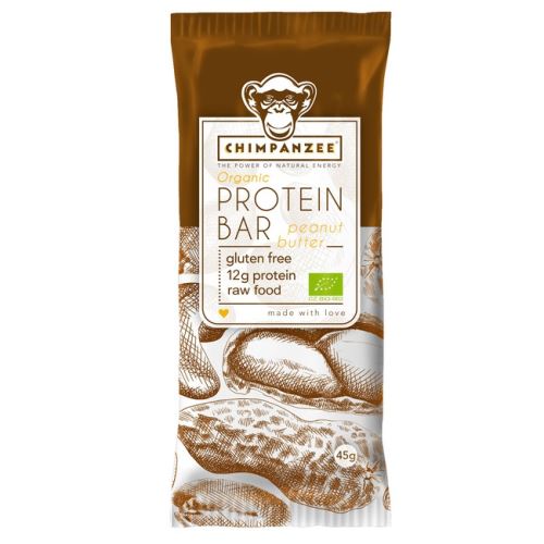 CHIMPANZEE - ORGANIC PROTEIN BAR Peanut Butter 45g