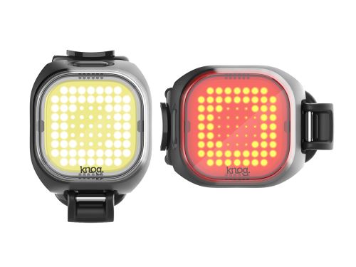 KNOG - přední a zadní světlo Blinder Mini Twinpack SQUARE