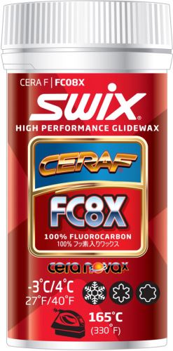 Wosk SWIX FC8X Cera F Powder 30g, -3 ° C / + 4 ° C
