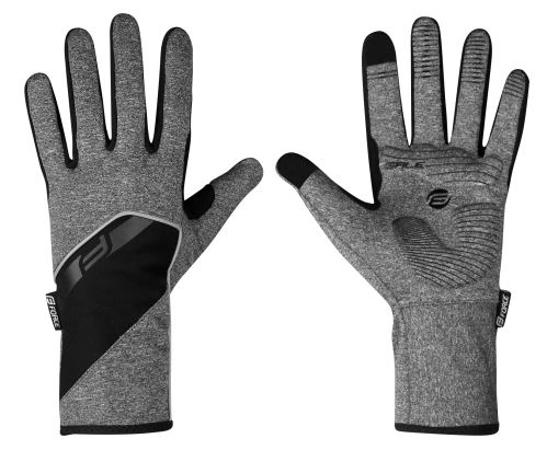 Celoprstové rukavice Force MTB Spid, fluo, L