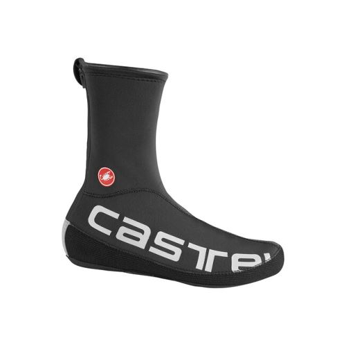 CASTELLI - návleky na tretry Diluvio UL black/silver reflex